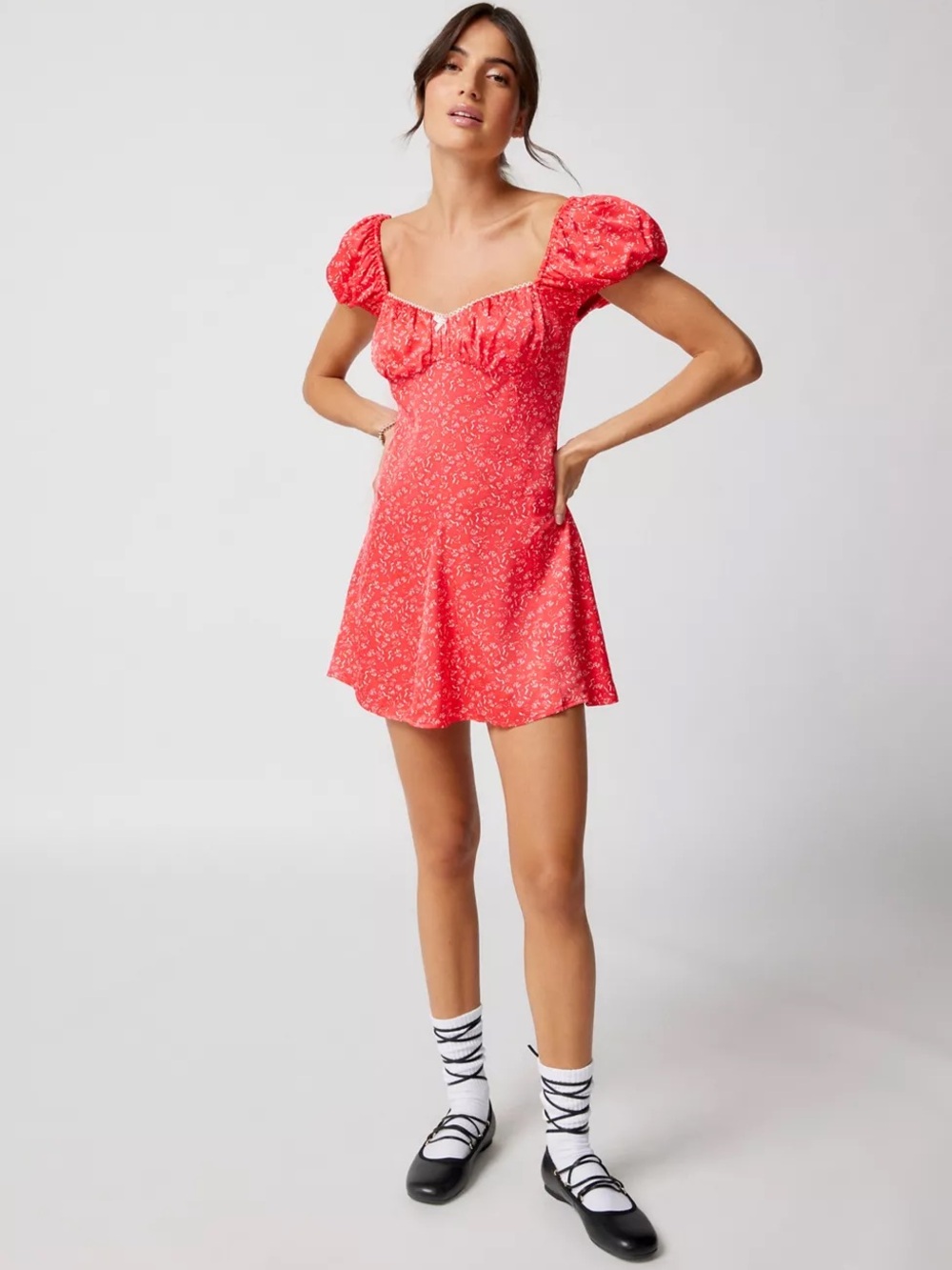 For Love & Lemons Antonia Floral Mini Dress - Picture 3 of 12